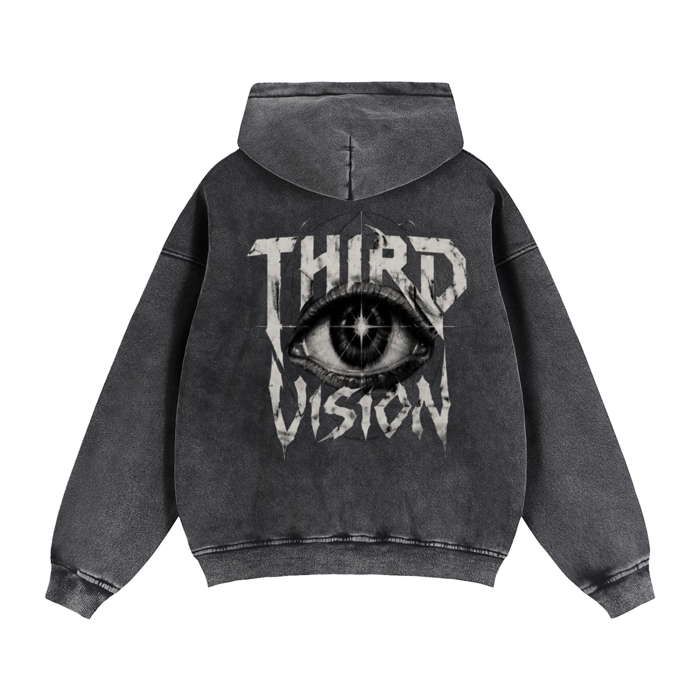 Zip-Through Boxy Fleece Hoodie