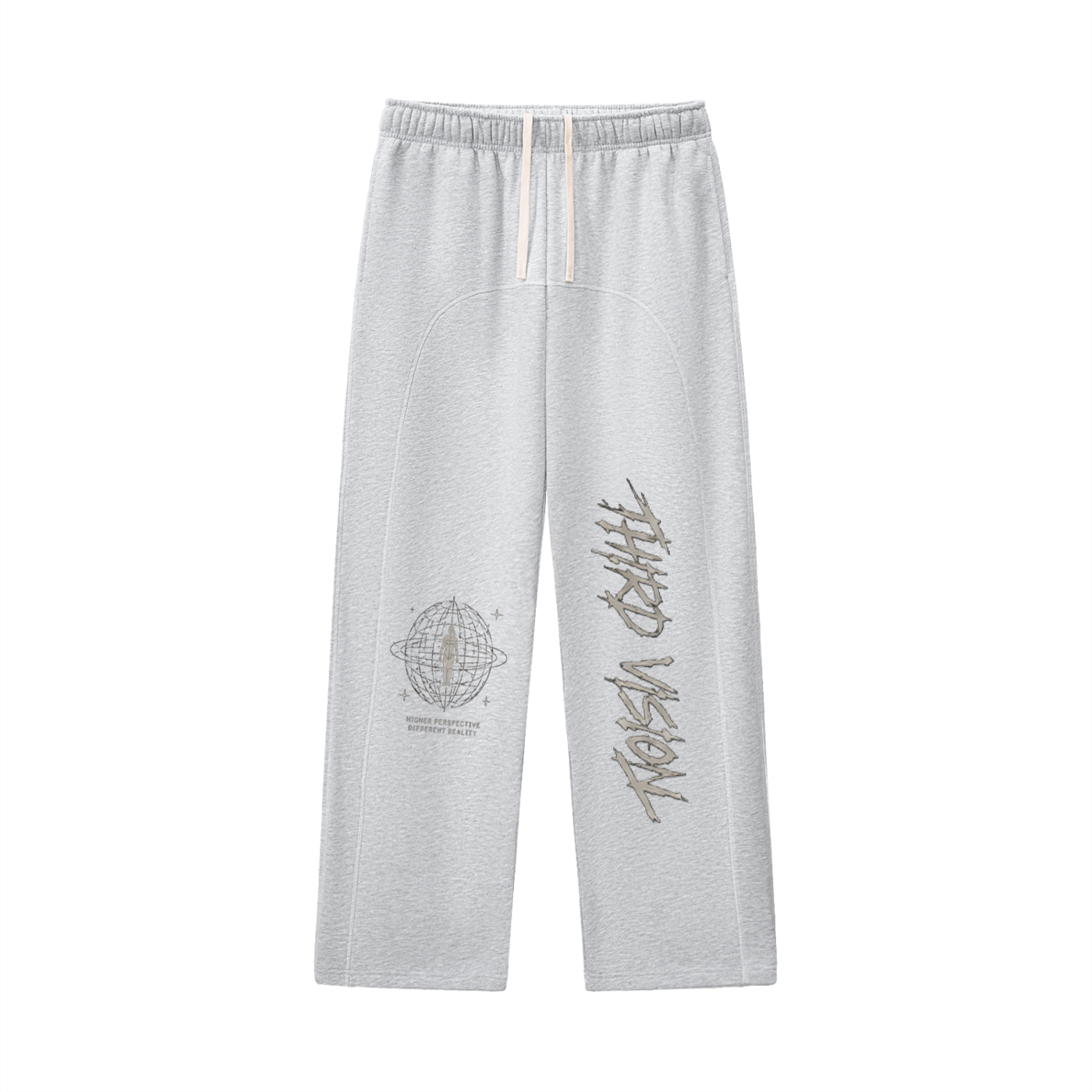 Contrast-Stitched Fleece Sweatpants