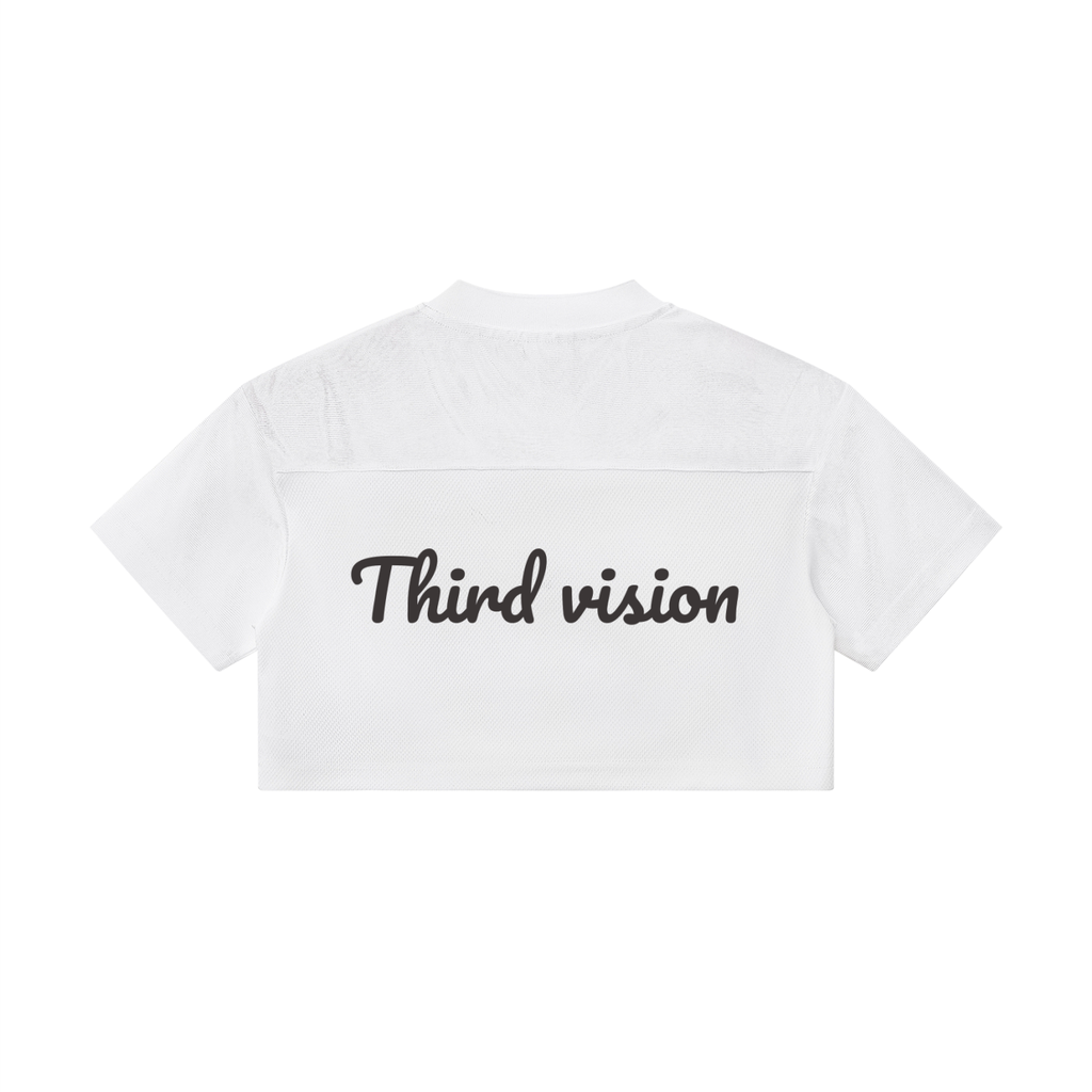 Women’s Cropped Paneled V-Neck Jersey